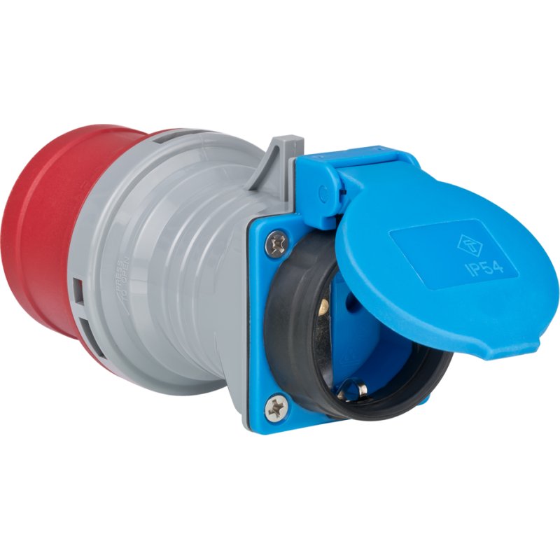 brennenstuhl adapter randaarde naar CEE 400V 16A, IP44, buitengebruik